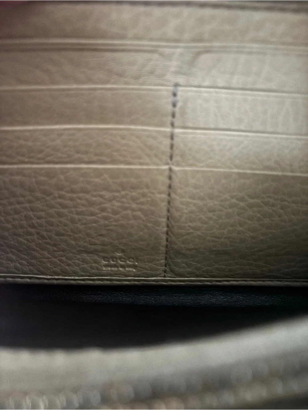 Gucci Soho Leather Zip Around Wallet - Beige with COA - Picture 12 of 13